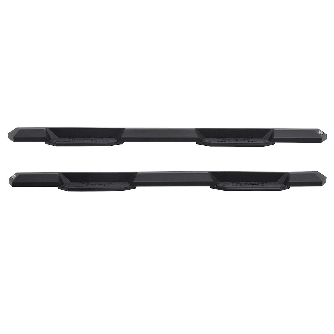 Westin 5624085 Automotive 56-24085 - Nerf Bar; HDX Xtreme; With Step Pads; 3 Inch Square Straight; Textured Powder Coat; Black; Steel; With Welded End Caps; Rocker Panel Mount
