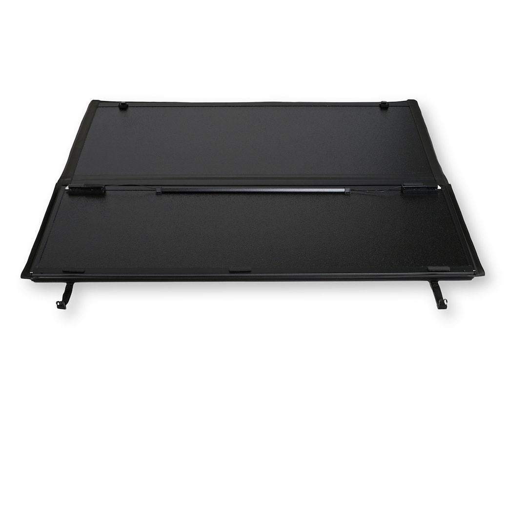 TFX TONNEAU TFX3529 TrailFX  - Tonneau Cover; TFX Standard Flush Tri-Fold; Hard Folding; 2 Folds/ 3 Panels; Low Profile; 2 Riding Positions; Lockable Using Tailgate Handle Lock; Black; Fiber Reinforced Plastic (FRP)