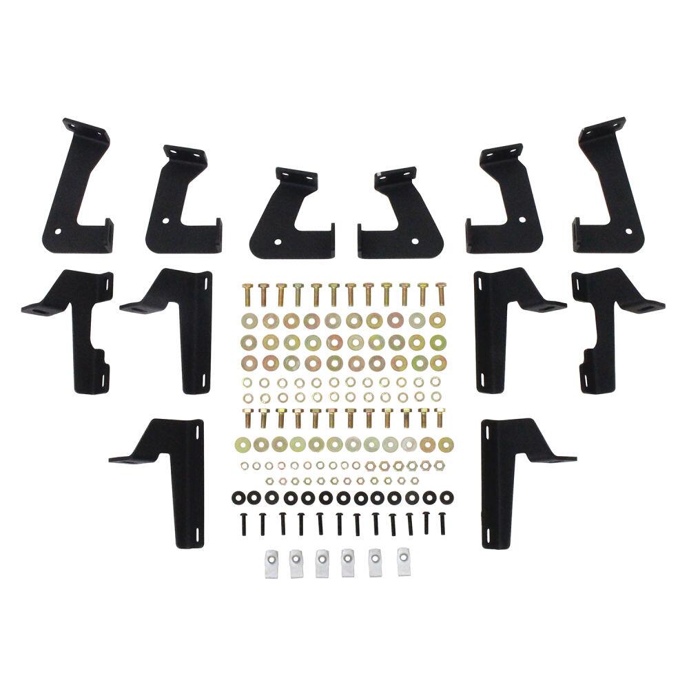 Westin 5613295 Automotive 56-13295 - Nerf Bar; HDX; With Drop Down Steps; 3 Inch Square Straight; Powder Coated; Black; Mild Steel; With Welded End Caps; Rocker Panel Mount