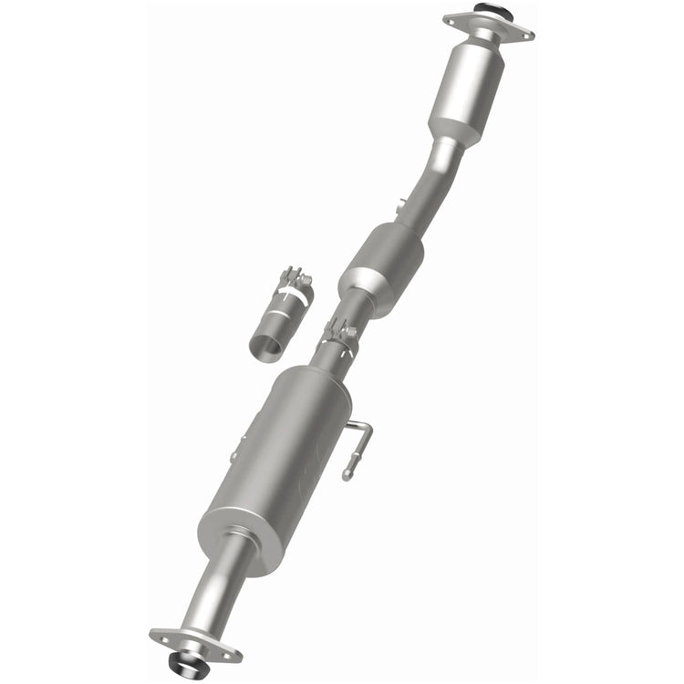 MagnaFlow Exhaust Products 280112 Magnaflow 48 State Converter  - Catalytic Converter; OEM Grade; Stainless Steel Case; Single Bolt-On Inlet; Single Bolt-On Outlet; 58-1/2 Inch Overall Length; With Two Donut Gaskets/ Two Clamps/ Pipe Extension/ Hangers