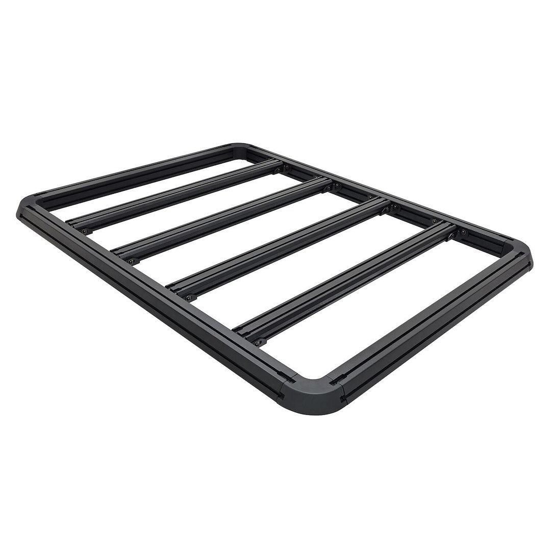 Westin 1500155 Automotive 15-00155 - Roof Rack; Mesa; Universal 58 Inch Length X 45 Inch Width; Bolt-On Installation; Powder Coated; Textured Black; Aluminum; With Wind Deflector/ Mounting Bracket And Hardware