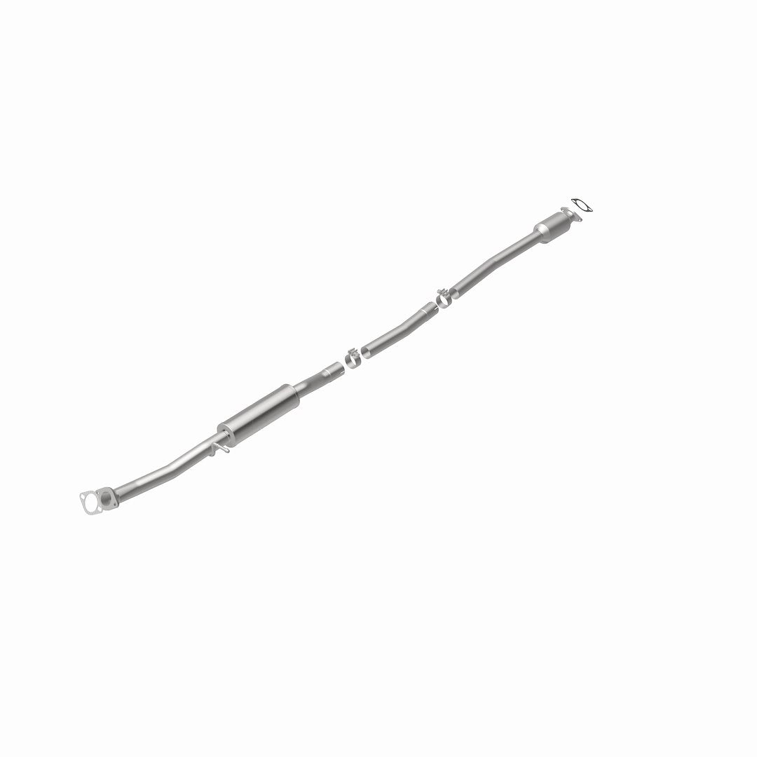 MagnaFlow Exhaust Products 280055 Magnaflow 48 State Converter  - Catalytic Converter; OEM Grade; Stainless Steel; Bolt-On Inlet; Bolt-On Outlet; 9-1/4 Inch Body/98 Inch Overall Length; With Clamps