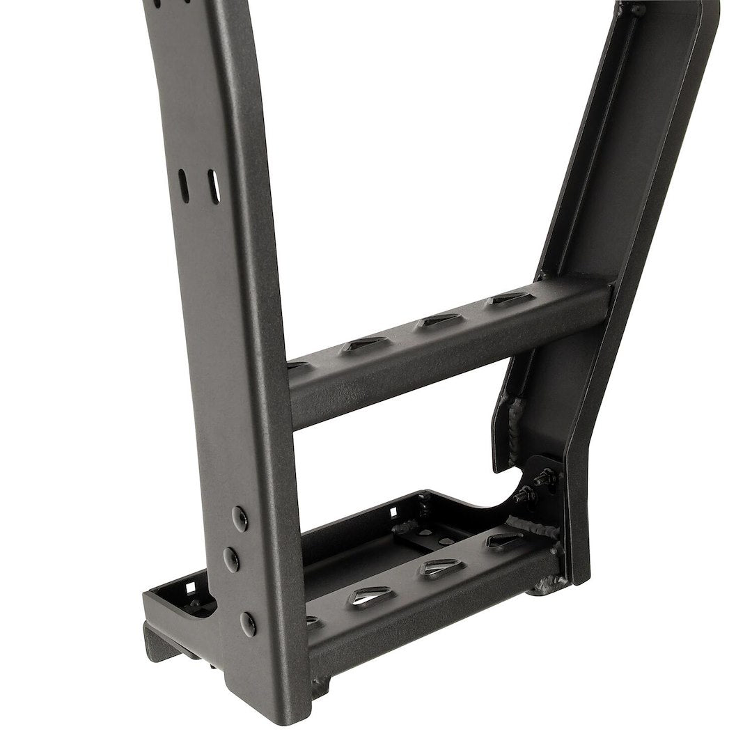 Westin 1500035 Automotive 15-00035 - RV Ladder; Mesa; 14-1/2 Inch Height; Aluminum; Fixed; 7 Steps; Bolt-On Permanent Mount; 2-1/2 Inch Width; Powder Coated/ Black; With Mounting Bracket And Hardware