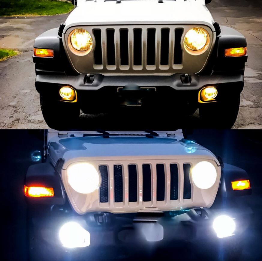 RECON ACCESS 264H10LED ories  - Headlight Bulb; H10; LED Bulb; 40 Watt; 12 Volt; White Beam Color; 6000K Light Color Temperature; Set Of 2