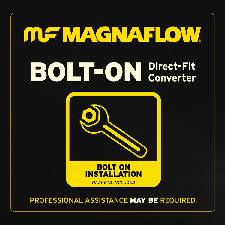 MagnaFlow Exhaust Products 21467 Magnaflow 48 State Converter 21-467 - Catalytic Converter; OEM Series; OE Replacement; 2-1/2 Inch Diameter Inlet/ Outlet; Dual Oxygen Sensor Bungs Pre Converter And Midbed; Not For Sale Or Use In The State Of California