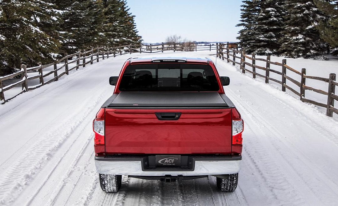 ACI 25349 ACCESS Covers  - Tonneau Cover; Limited Edition; Soft Roll-Up Hook And Loop; Low Profile; Black; Vinyl; Lockable; Not Compatible With Tool Box; With Nylon Straps/ Clamps/ Aluminum Bows/ Rails/ Bars