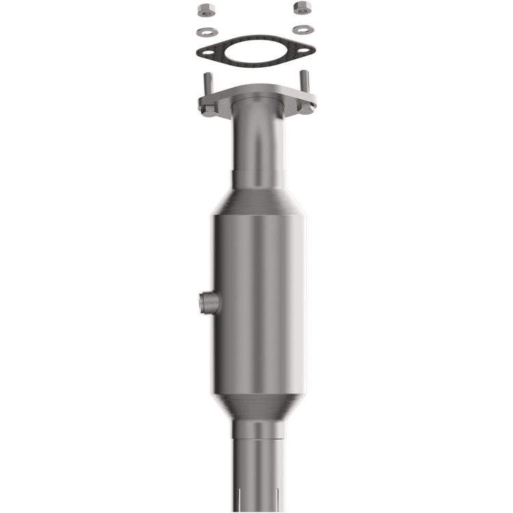 MagnaFlow Exhaust Products 280579 Magnaflow 48 State Converter  - Catalytic Converter; OEM Grade; Stainless Steel Case; Bolt-On Inlet; Clamp-On Outlet; 17-1/4 Inch Overall Length; With Flange Gasket