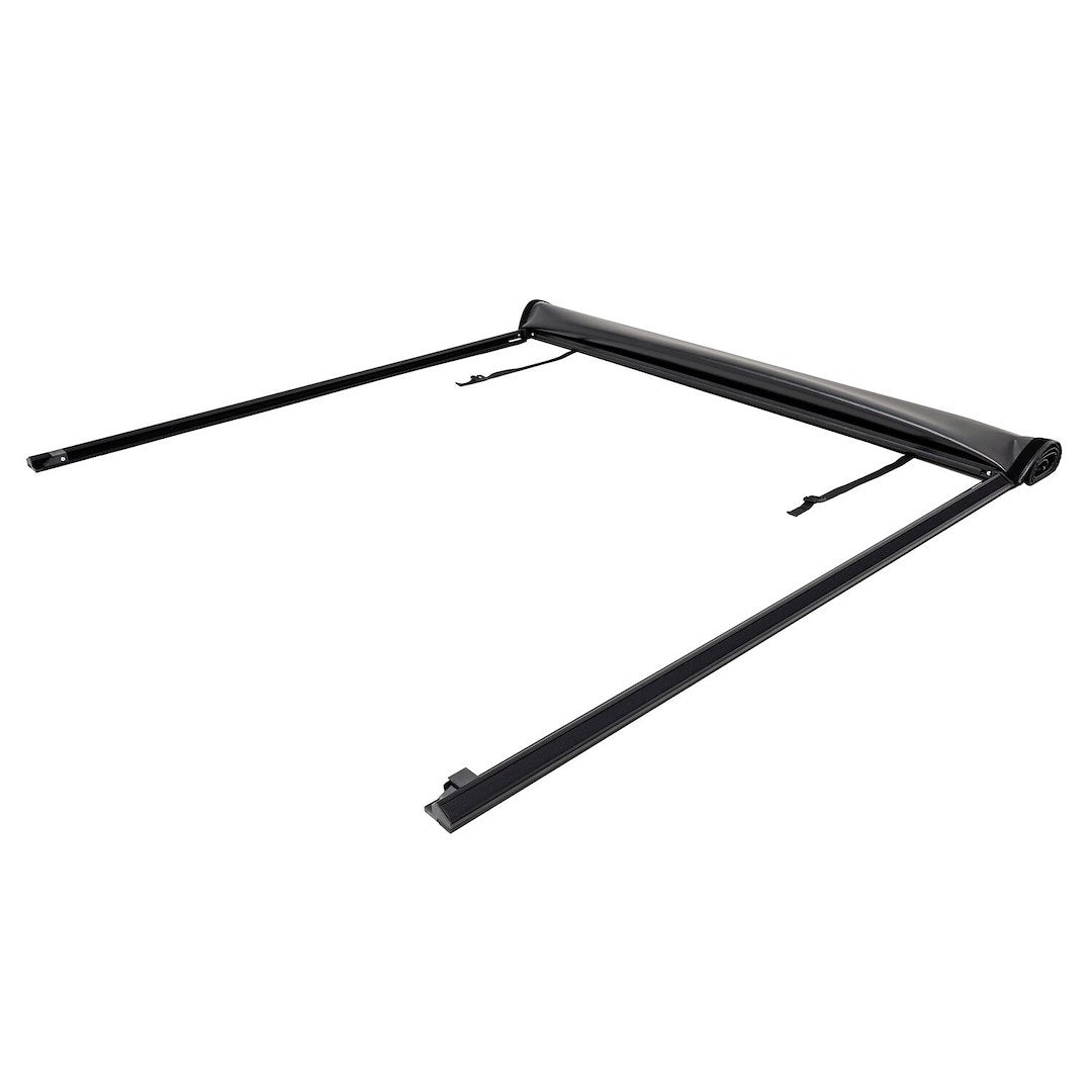 Westin 1911065 Automotive 19-11065 - Tonneau Cover; Soft Roll-Up Hook And Loop; Standard Profile; Not Hinged In Front; Black Satin; Vinyl; Lockable With Tailgate Handle; Not Compatible With Tool Box; Bed Rail Compatible; With Velcro Strap And Clamps