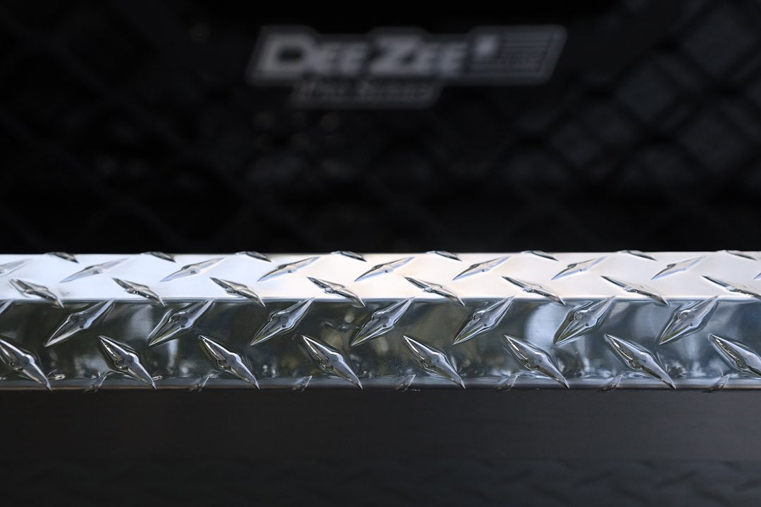 DEE ZEE DZ11748 DZ 11748 - Tool Box; Pro Series; Side Mount; Diamond Tread; Brite; Aluminum; 48 Inch Length