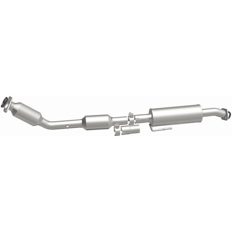 MagnaFlow Exhaust Products 280112 Magnaflow 48 State Converter  - Catalytic Converter; OEM Grade; Stainless Steel Case; Single Bolt-On Inlet; Single Bolt-On Outlet; 58-1/2 Inch Overall Length; With Two Donut Gaskets/ Two Clamps/ Pipe Extension/ Hangers
