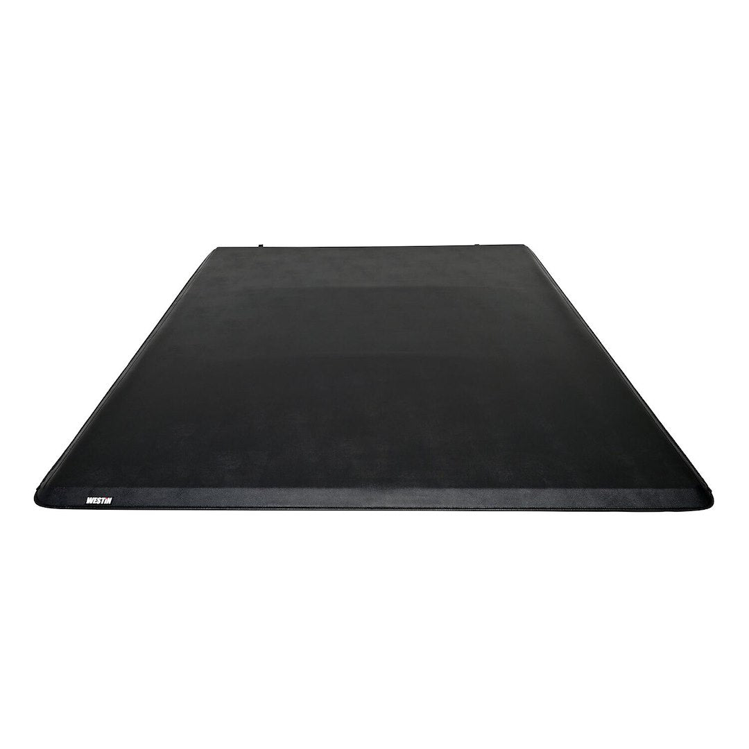 Westin 1911065 Automotive 19-11065 - Tonneau Cover; Soft Roll-Up Hook And Loop; Standard Profile; Not Hinged In Front; Black Satin; Vinyl; Lockable With Tailgate Handle; Not Compatible With Tool Box; Bed Rail Compatible; With Velcro Strap And Clamps