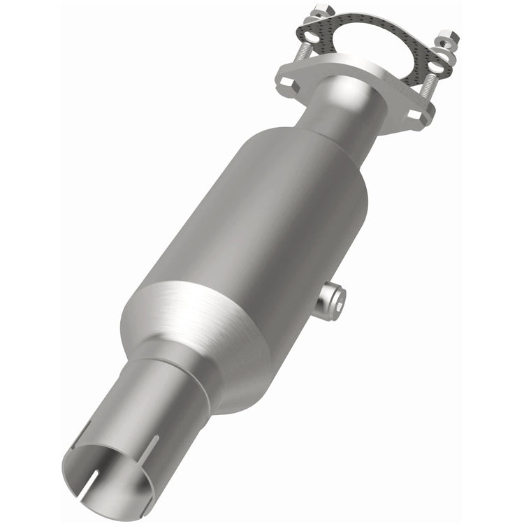 MagnaFlow Exhaust Products 280579 Magnaflow 48 State Converter  - Catalytic Converter; OEM Grade; Stainless Steel Case; Bolt-On Inlet; Clamp-On Outlet; 17-1/4 Inch Overall Length; With Flange Gasket