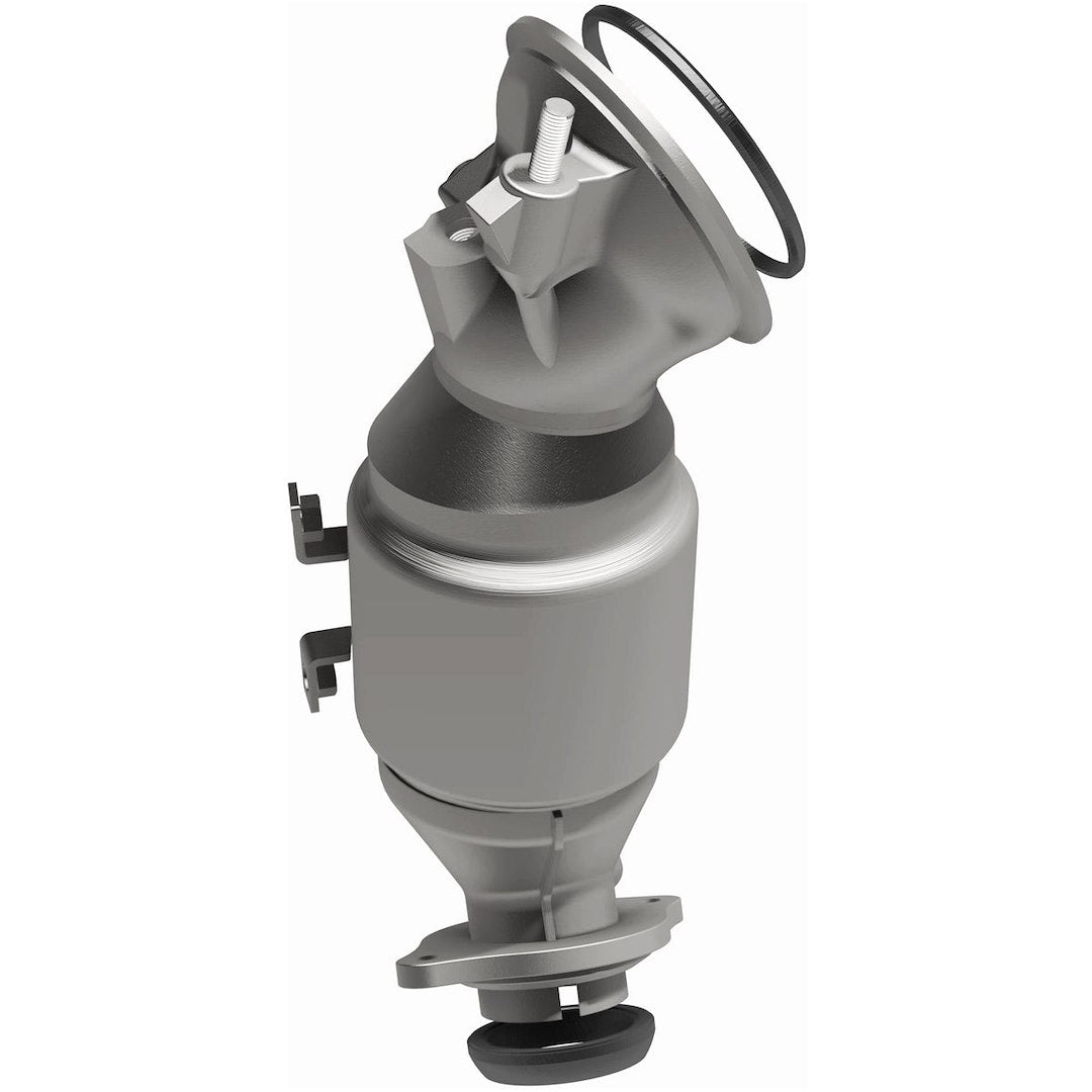 MagnaFlow Exhaust Products 21112 Magnaflow 48 State Converter 21-112 - Catalytic Converter; OEM Grade; Stainless Steel Case; Single Clamp-On Inlet; Single Bolt-On Outlet; 14 Inch Overall Length; With Bolt/ Ring Gasket/ Donut Gasket
