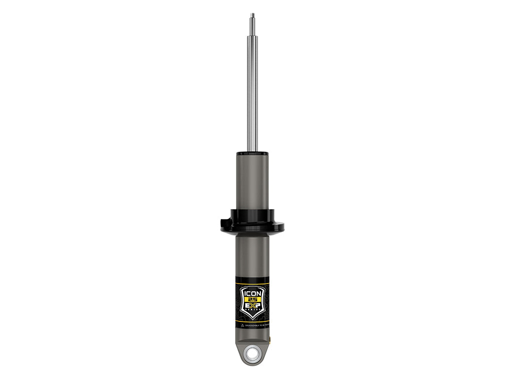Icon Vehicle Dynamics 48611 Coil Over Shock Absorber; 2.5 Series; Non Adjustable Valving; 1-1/2 To 2-1/4 Inch Lift; Must Re-Use OE Spring; Black/ Gray; Without Remote Reservoir; Single