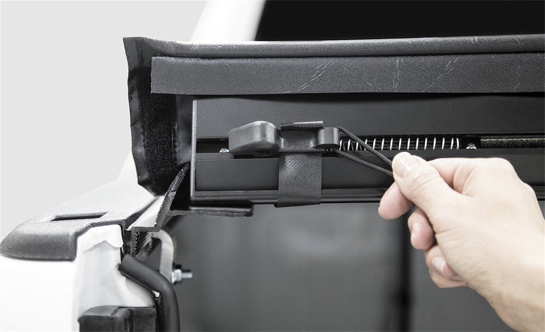ACCESS 32389 Covers  - Tonneau Cover; LiteRider®; Soft Roll-Up Hook And Loop; Low Profile; Black; Vinyl; Lockable Using Tailgate Handle Lock; Not Compatible With Tool Box