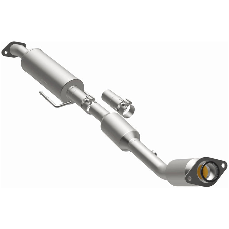 MagnaFlow Exhaust Products 280112 Magnaflow 48 State Converter  - Catalytic Converter; OEM Grade; Stainless Steel Case; Single Bolt-On Inlet; Single Bolt-On Outlet; 58-1/2 Inch Overall Length; With Two Donut Gaskets/ Two Clamps/ Pipe Extension/ Hangers