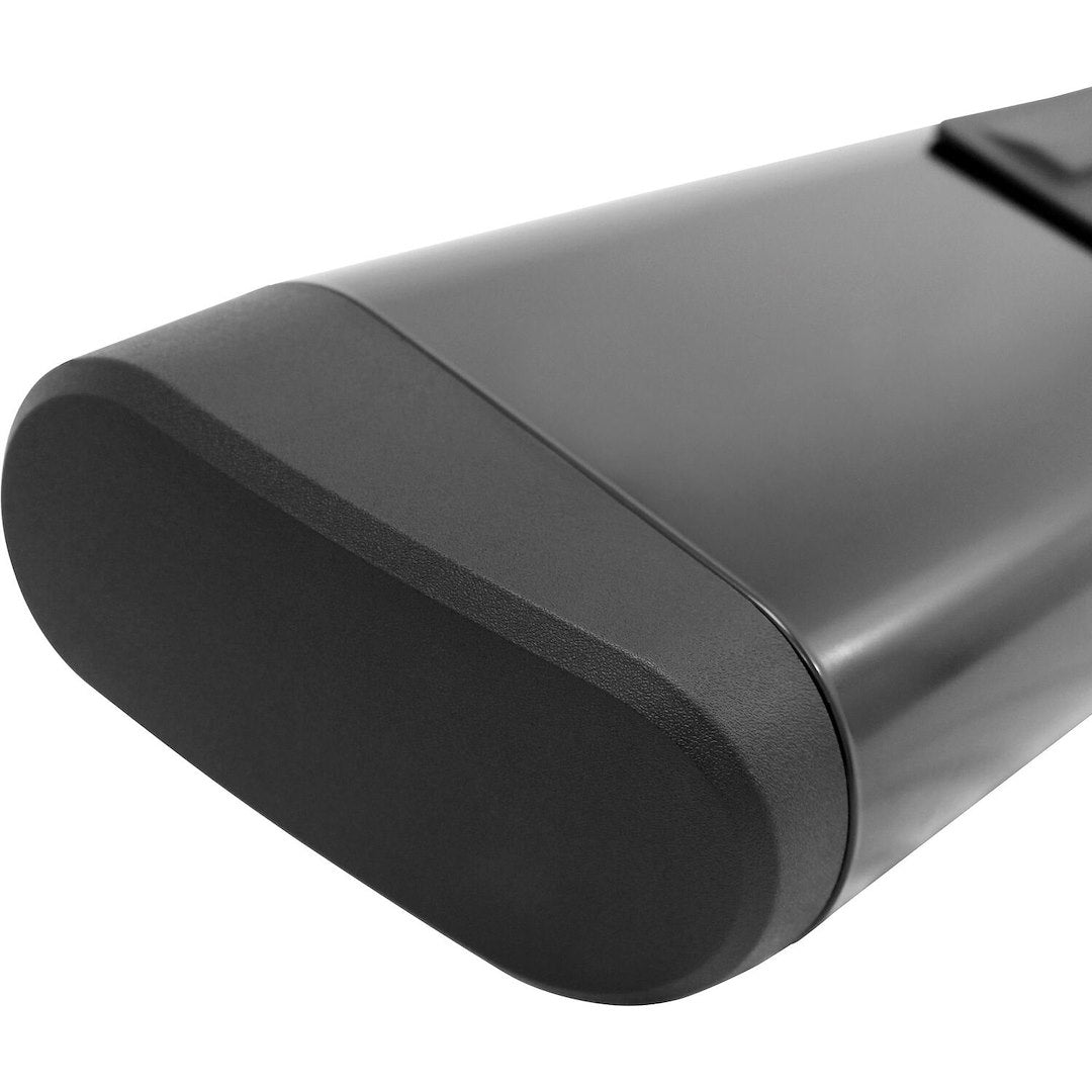 Westin 226025 Automotive 22-6025 - Nerf Bar; Premier; With Step Pads; 6 Inch Oval Straight; Powder Coated; Black; Steel; With Plastic End Caps; Rocker Panel Mount; Requires Mounting Bracket Depending On Application Only If Listed