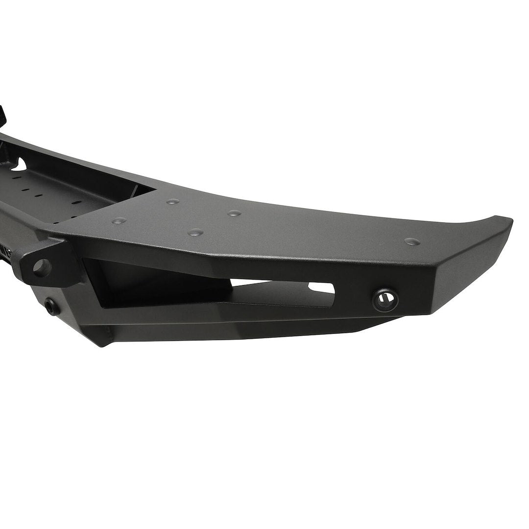 Westin 59711255 Automotive 59-711255 - Bumper; XTS; One Piece Design; Direct-Fit; Mounting Hardware Included; Without Grille Guard; Accommodates 8000 To 12000 Pound Winches; With D-Ring Mount; With Fog Light Cutouts; Textured Powder Coat; Black; Steel