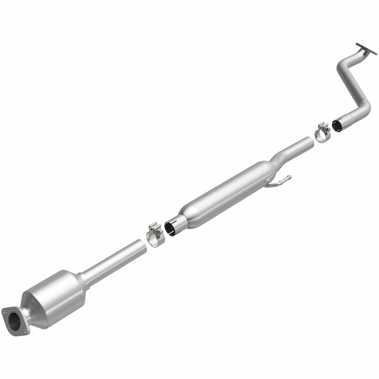 MagnaFlow Exhaust Products 52828 Magnaflow 48 State Converter  - Catalytic Converter; Stainless Steel Case; 2-1/4 Inch Bolt-On Inlet; Single 2 Inch Bolt-On Outlet; 9-1/8 Inch Body Length/ 75-1/8 Inch Overall Length; With Hardware