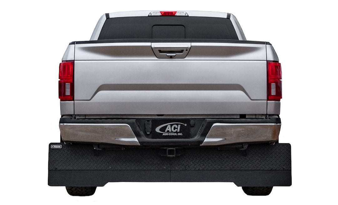 EZ Wheeler H2010029 ACCESS Covers  - Mud Flap; Rockstar; Direct-Fit; Single; Flat; Without Logo; Diamond Mist; Black; Composite Rubber; Screw On; With Anti-Sail Brackets; With Corrosion Resistant Frame/ Adjustable Rubber