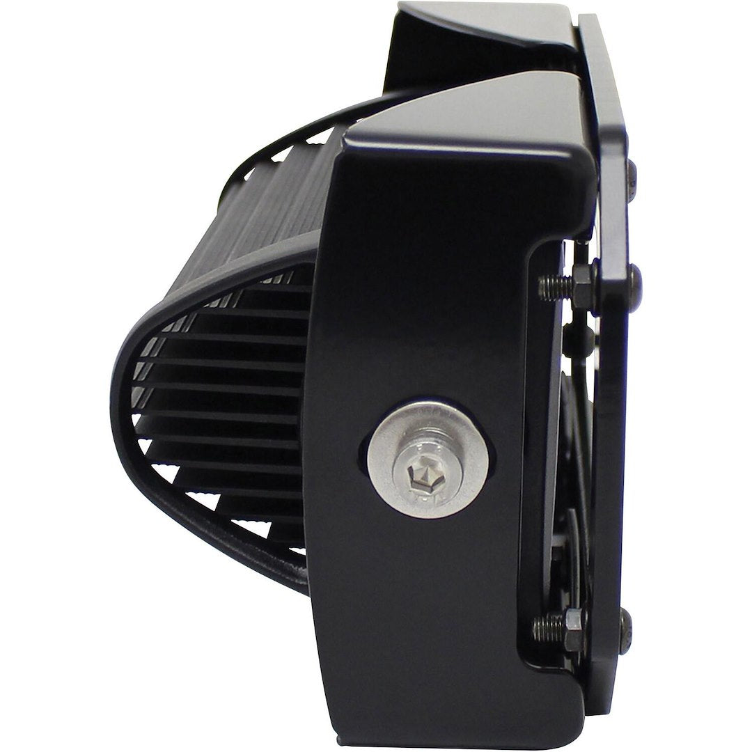 Westin 570025 Automotive 57-0025 - Light Bar; HDX; LED; 6 Inch Length; Clear LED; Clear Lens; Black Steel Housing; Flush Mount In HDX Grille Guard Punch Plate; With Slider Mounting Bracket And Dual Connecting Wiring Harness