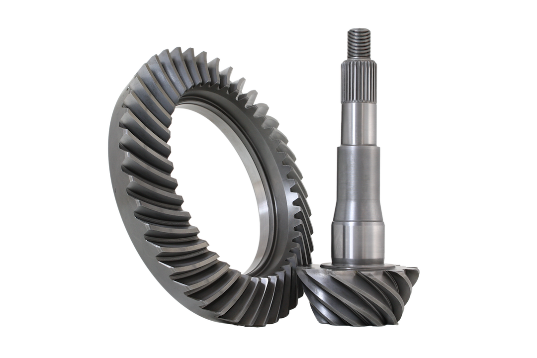 Revolution Gear & Axle F1025538L Revolution Gear and Axle F10.25-538L - Differential Ring And Pinion; Ford 10.25 Inch Standard Rotation Axle; 10-1/4 Inch Ring Gear Diameter; 5.38 Ratio; 12 x 12 Millimeter Ring Gear Bolt Thread; Steel; 31 Pinion Spline
