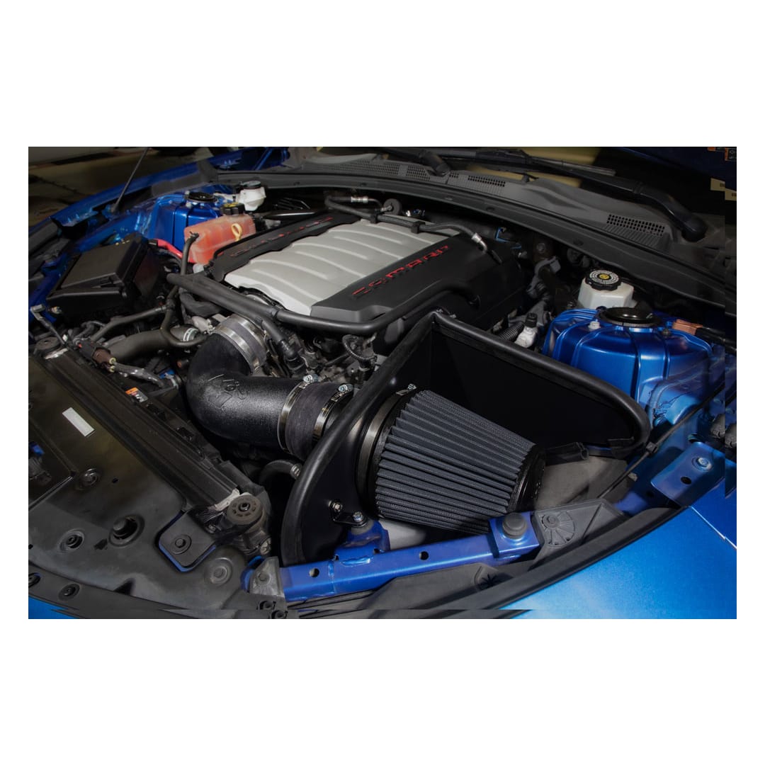 K&N 303092 K & N Filters 30-3092 - Cold Air Intake; Black Polyethylene Tube; Black Filter; With Heat Shield