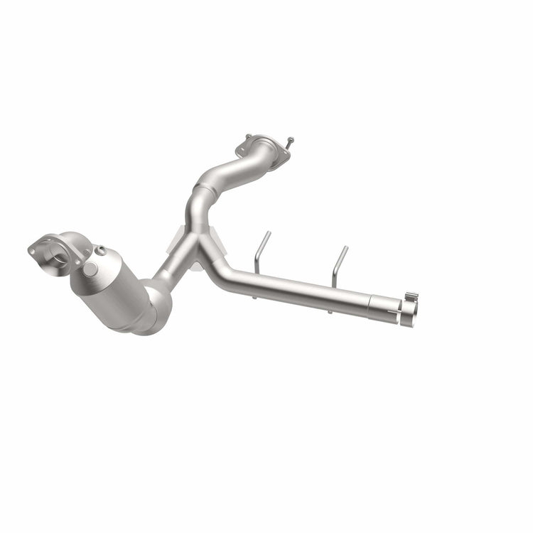 MagnaFlow Exhaust Products 280758 Magnaflow 48 State Converter  - Catalytic Converter; OEM Grade; Stainless Steel Case; Single Bolt-On Inlet; Single Bolt-On Outlet; 40-1/2 Inch Overall Length; With Band Clamp/ Hanger/ Two Bolts/ Four Nuts