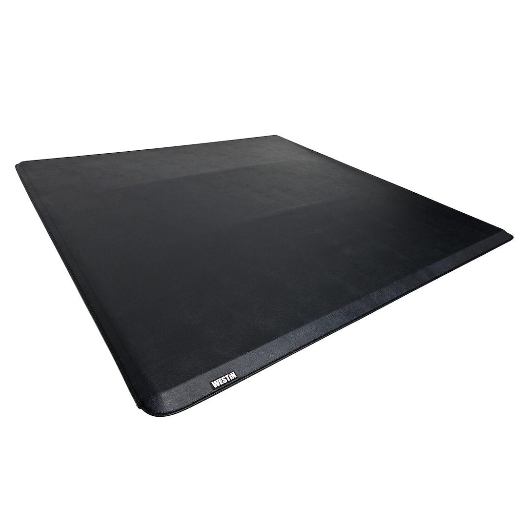 Westin 1911065 Automotive 19-11065 - Tonneau Cover; Soft Roll-Up Hook And Loop; Standard Profile; Not Hinged In Front; Black Satin; Vinyl; Lockable With Tailgate Handle; Not Compatible With Tool Box; Bed Rail Compatible; With Velcro Strap And Clamps