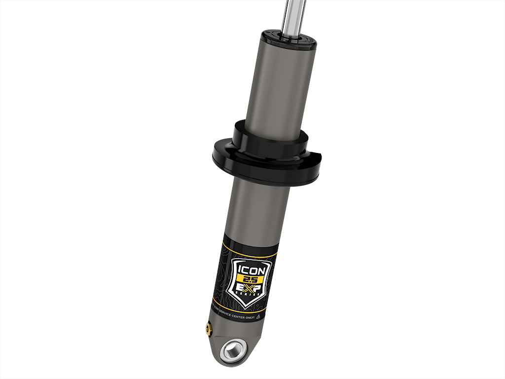 Icon Vehicle Dynamics 48611 Coil Over Shock Absorber; 2.5 Series; Non Adjustable Valving; 1-1/2 To 2-1/4 Inch Lift; Must Re-Use OE Spring; Black/ Gray; Without Remote Reservoir; Single
