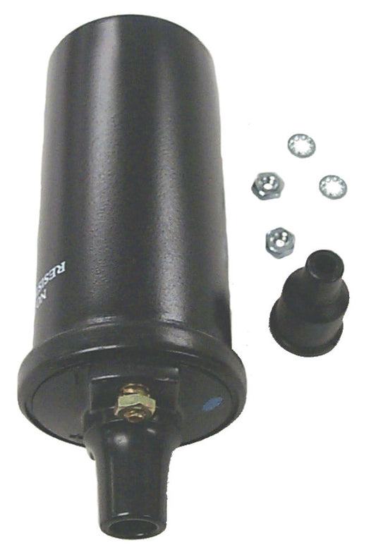 Sierra 185435 Marine 18-5435 - Marine Ignition Coil; Marine Series; Fits Mercruiser Sterndrive Engine; Canister; 2.7/ 3.36 Ohms Primary Resistance/ 7560/9410 Ohms Secondary Resistance; Black; Single