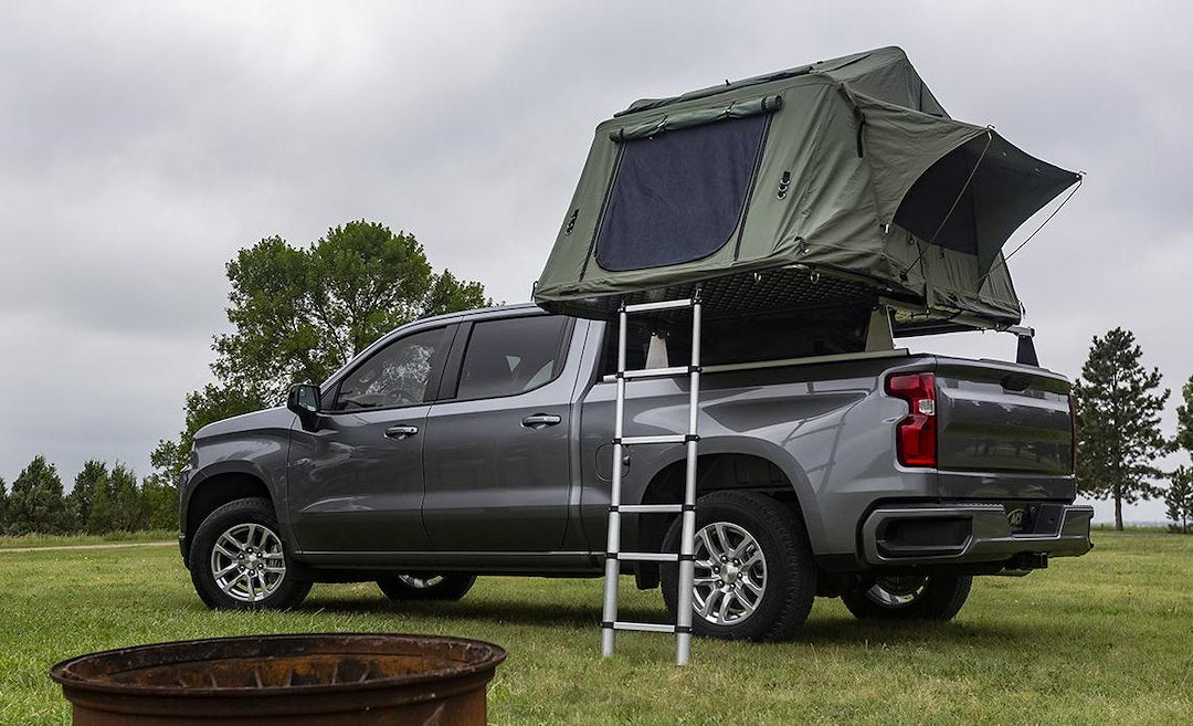 ACCESS F4010082 Covers  - Ladder Rack; ADARAC M-Series; 500 Pound Capacity; Stake Pocket Mount; Direct-Fit; 12 Inch Height; Matte Black; Aluminum