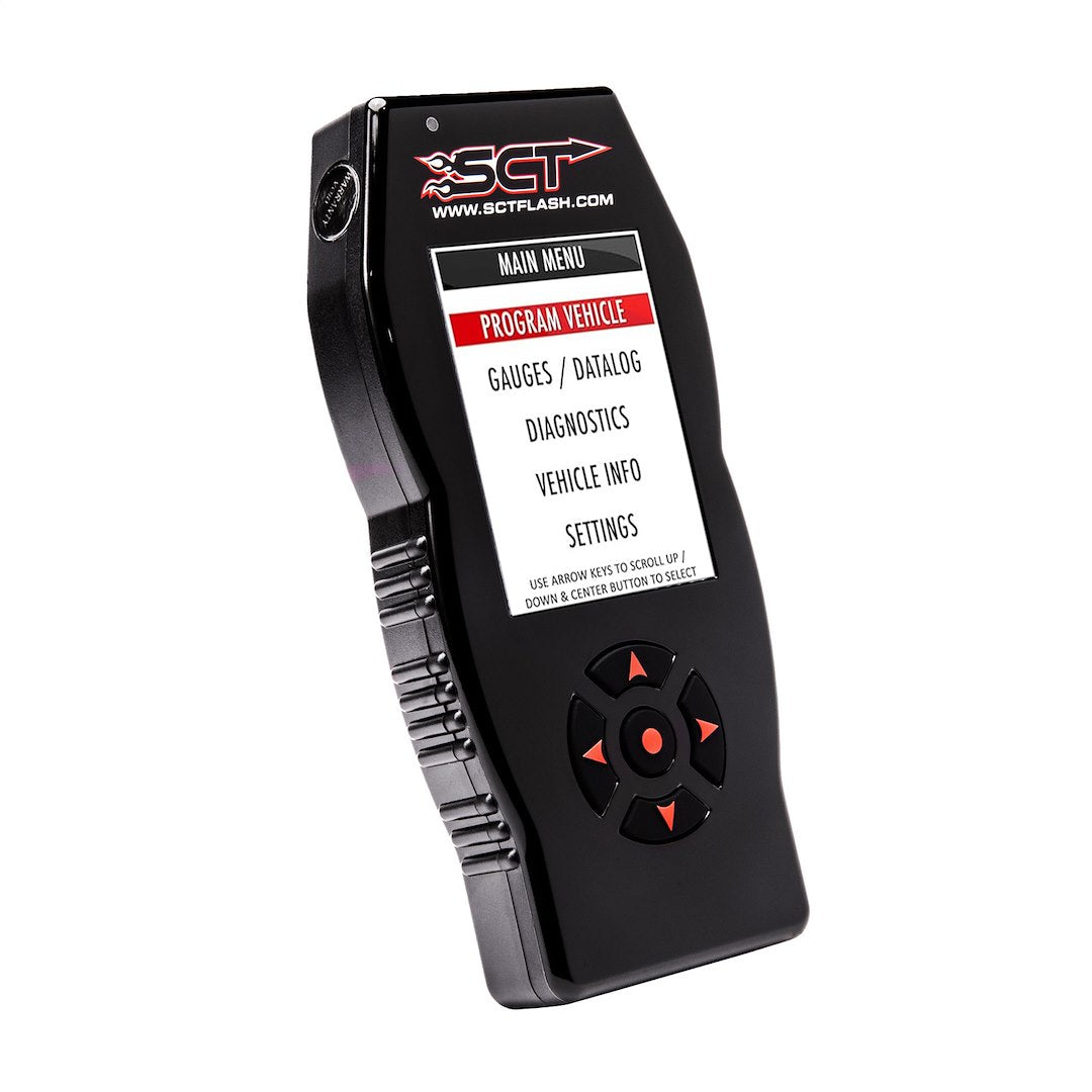 GOT TRACTION 7015PGB SCT Flash 7015PG-B - Computer Programmer; X4 Power Flash; Performance Tuning; Handheld With Navigation Buttons; Reads and Clears Diagnostic Trouble Codes; Updateable With USB Connection; With Unlock Cable