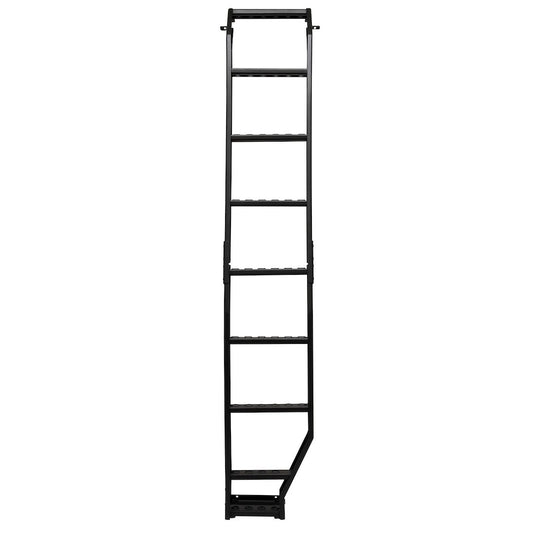 Westin 1500035 Automotive 15-00035 - RV Ladder; Mesa; 14-1/2 Inch Height; Aluminum; Fixed; 7 Steps; Bolt-On Permanent Mount; 2-1/2 Inch Width; Powder Coated/ Black; With Mounting Bracket And Hardware