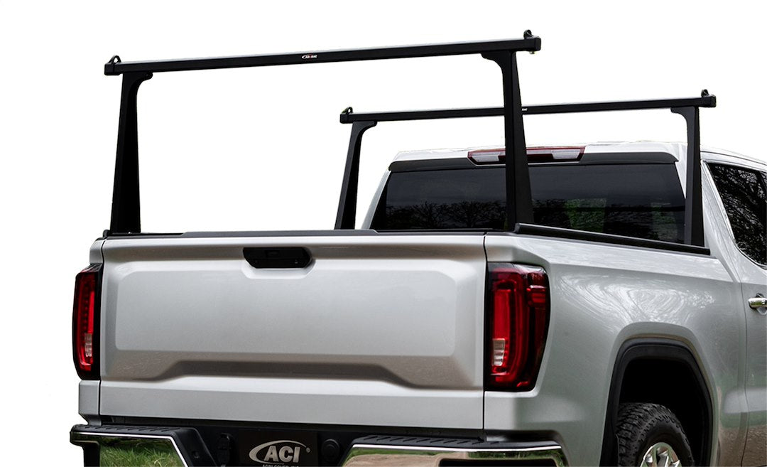 EZ Wheeler F2050072 ACCESS Covers  - Ladder Rack; ADARAC™ PRO; 500 Pound Capacity; Stake Pocket Mount; Direct-Fit; Bolt-On; Matte Black; Aluminum