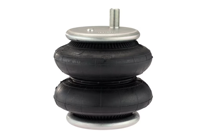 Airide 2597 Firestone Industrial  - Helper Spring Kit; Ride-Rite™; Air Spring; Frame Mount; 3200 To 5000 Pound Leveling Capacity; Adjustable from 5 To 100 PSI; Rubber; Includes Air Springs/ Brackets/ Air Line/ Hardware; Air Compressor Sold Separately