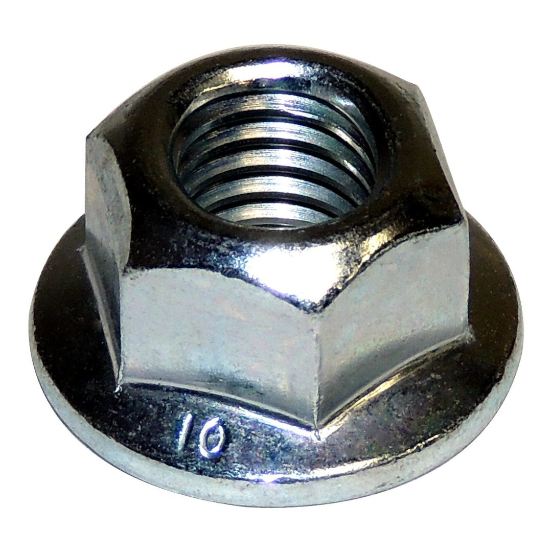 Crown Automotive 6502696 Nut; 6 Point; 10 Millimeter x 1.5 Thread; Zinc Coated; Steel; Single