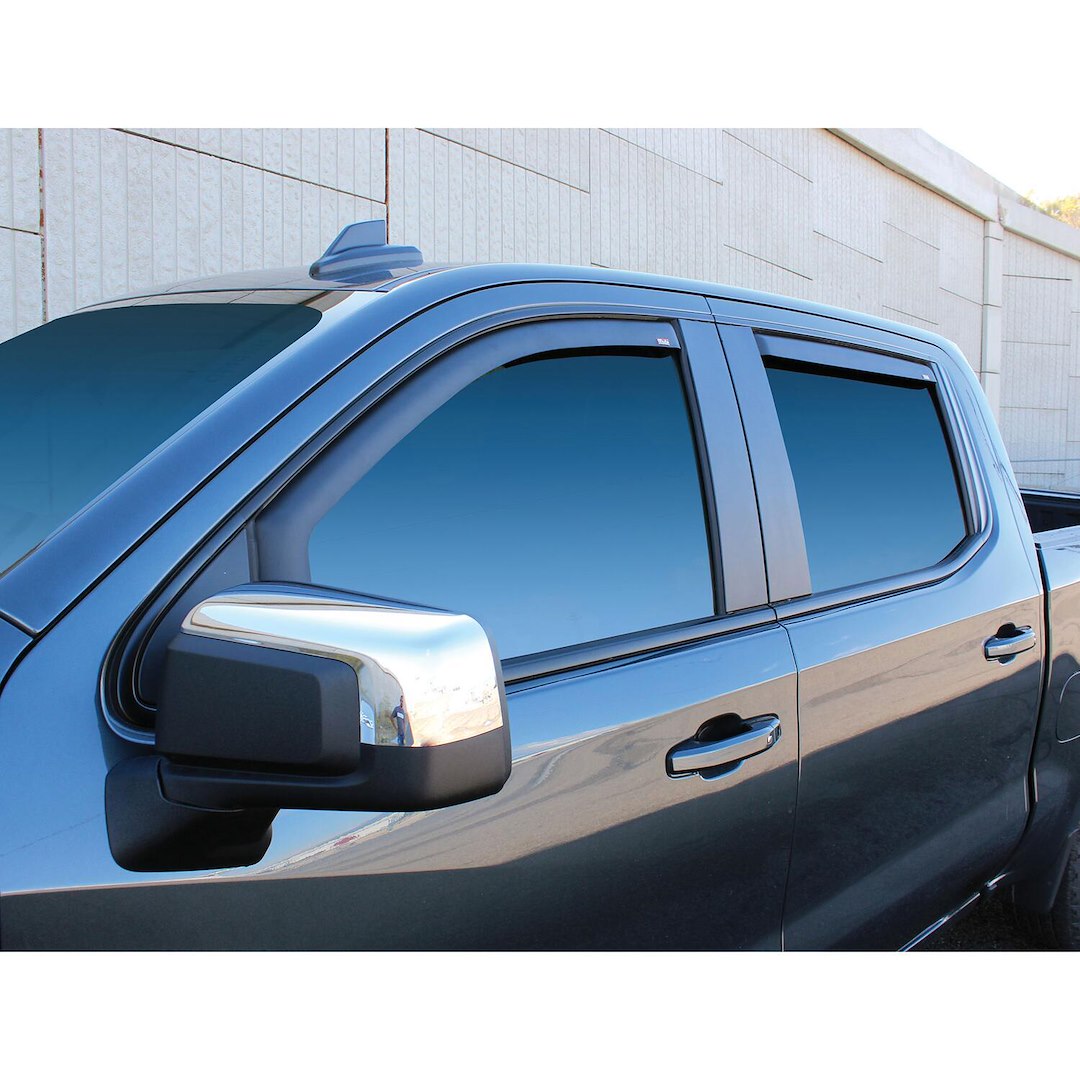 Westin 7239929 Automotive 72-39929 - Rainguard; Wind Deflectors; Low Profile; In-Channel; Matte Black; ABS Thermoplastic; Set of 4