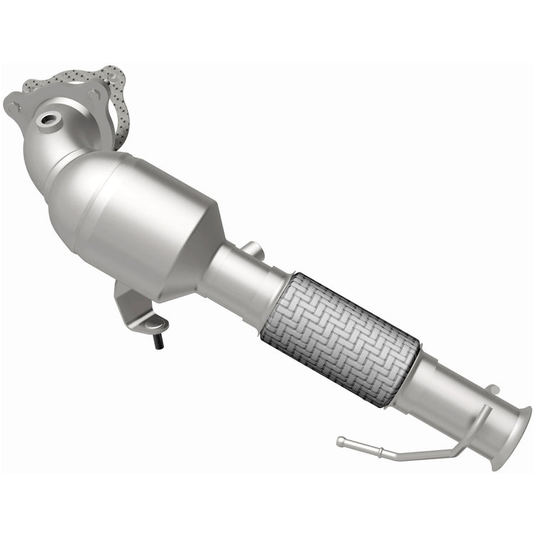 MagnaFlow Exhaust Products 280255 Magnaflow 48 State Converter  - Catalytic Converter; OEM Grade; Stainless Steel Case; Bolt-On Inlet; Clamp-On Outlet; 27 Inch Overall Length; With Three Bolts/ Three Nuts/ Gasket/ Hangers