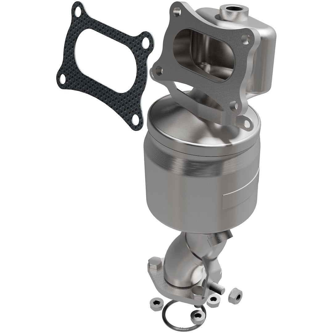 MagnaFlow Exhaust Products 51898 Magnaflow 48 State Converter  - Catalytic Converter; OEM Grade; Stainless Steel Case; Flanged Inlet; Flanged Outlet; 15 Inch Overall Length; With Hardware