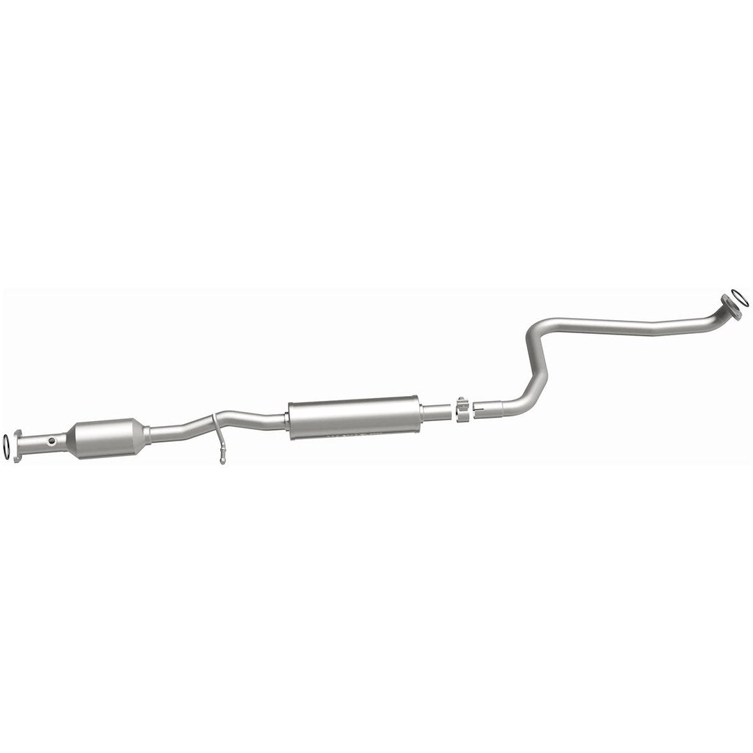 MagnaFlow Exhaust Products 280117 Magnaflow 48 State Converter  - Catalytic Converter; OEM Grade; Stainless Steel Case; Single Bolt-On Inlet; Single Bolt-On Outlet; 82-3/4 Inch Overall Length; With 2 Crush Ring Gasket/ 1-3/4 In Band Clamp/ Hangers