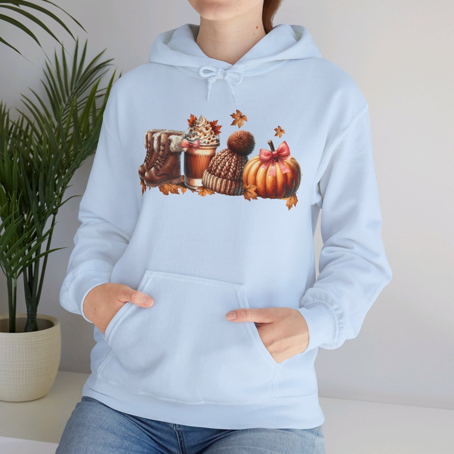 Unisex Fall Hoodie - Cozy Cotton Blend, Stylish & Warm, Perfect for Autumn Days - Soft and Comfortable Fit