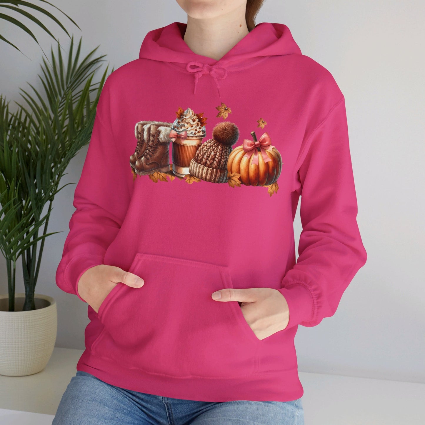 Unisex Fall Hoodie - Cozy Cotton Blend, Stylish & Warm, Perfect for Autumn Days - Soft and Comfortable Fit