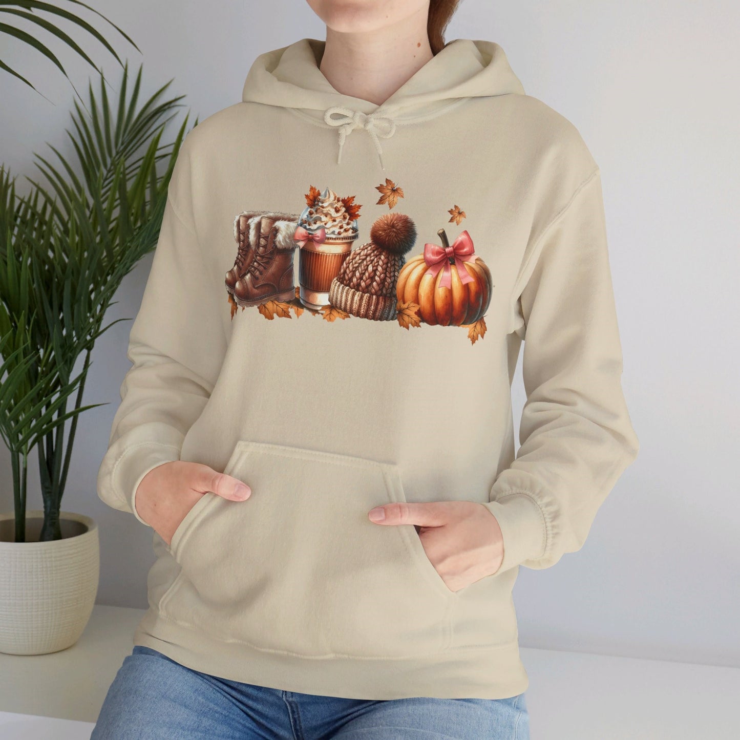 Unisex Fall Hoodie - Soft Cotton Blend for Cozy Comfort, Warm & Stylish Sweatshirt with Autumn-Inspired Design, Perfect for Cold Days - Ethically Made with Sustainable Cotton, Durable & Comfortable