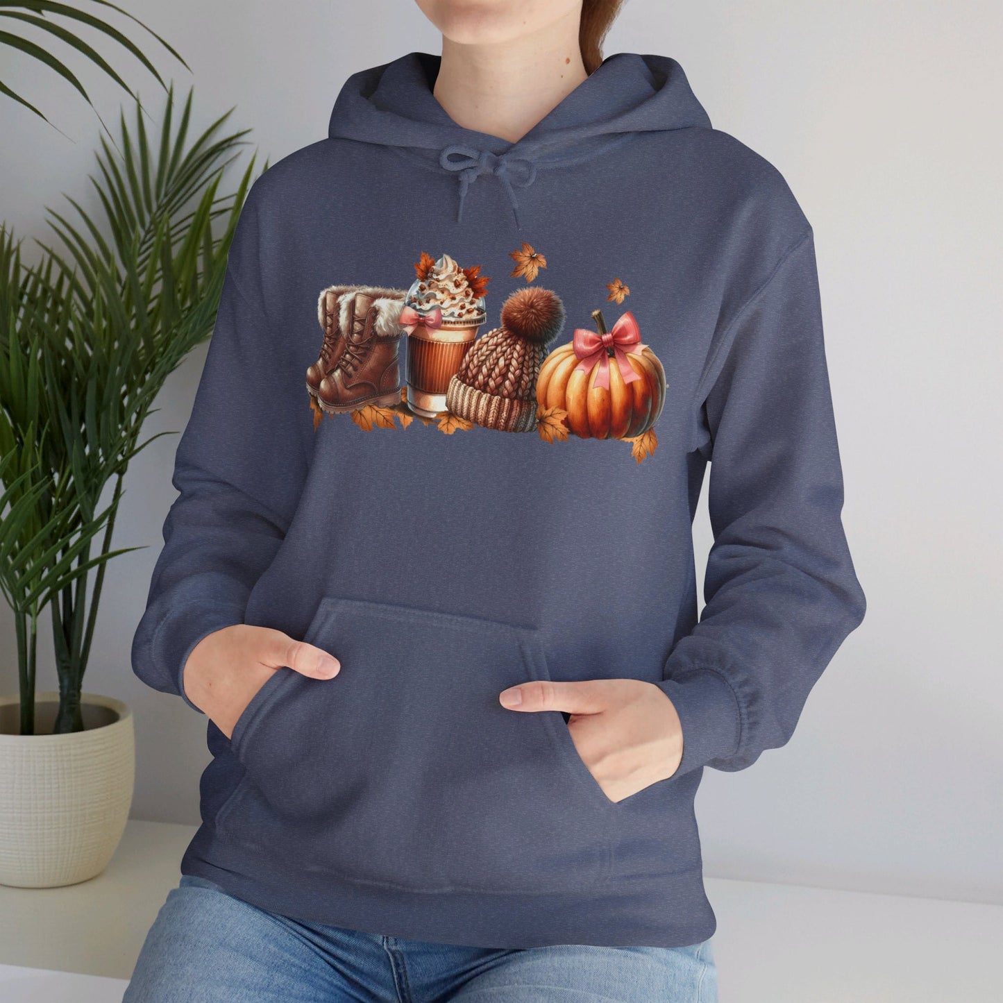 Unisex Fall Hoodie - Cozy Cotton Blend, Stylish & Warm, Perfect for Autumn Days - Soft and Comfortable Fit