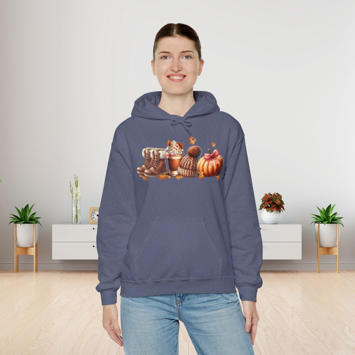 Unisex Fall Hoodie - Cozy Cotton Blend, Stylish & Warm, Perfect for Autumn Days - Soft and Comfortable Fit