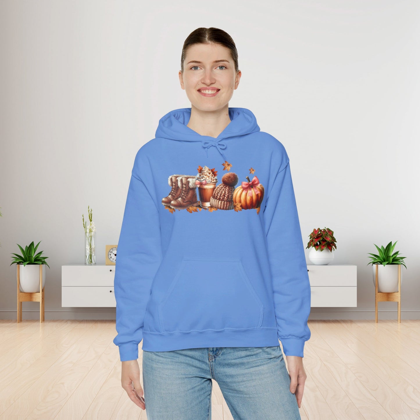 Unisex Fall Hoodie - Cozy Cotton Blend, Stylish & Warm, Perfect for Autumn Days - Soft and Comfortable Fit