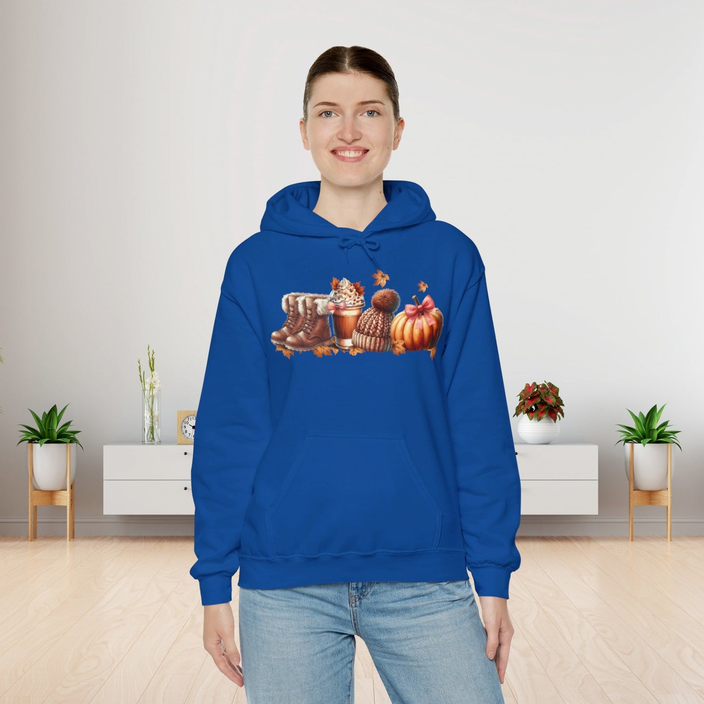 Unisex Fall Hoodie - Cozy Cotton Blend, Stylish & Warm, Perfect for Autumn Days - Soft and Comfortable Fit