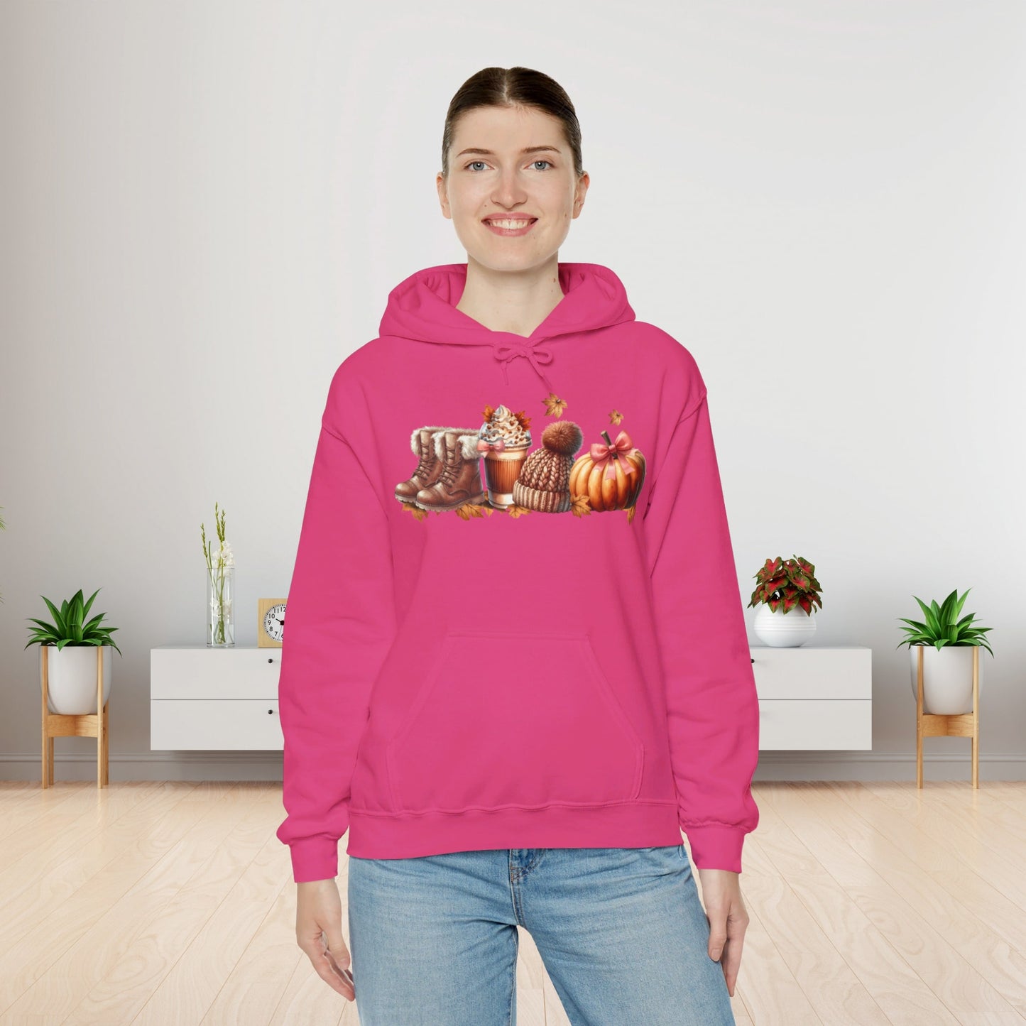 Unisex Fall Hoodie - Cozy Cotton Blend, Stylish & Warm, Perfect for Autumn Days - Soft and Comfortable Fit