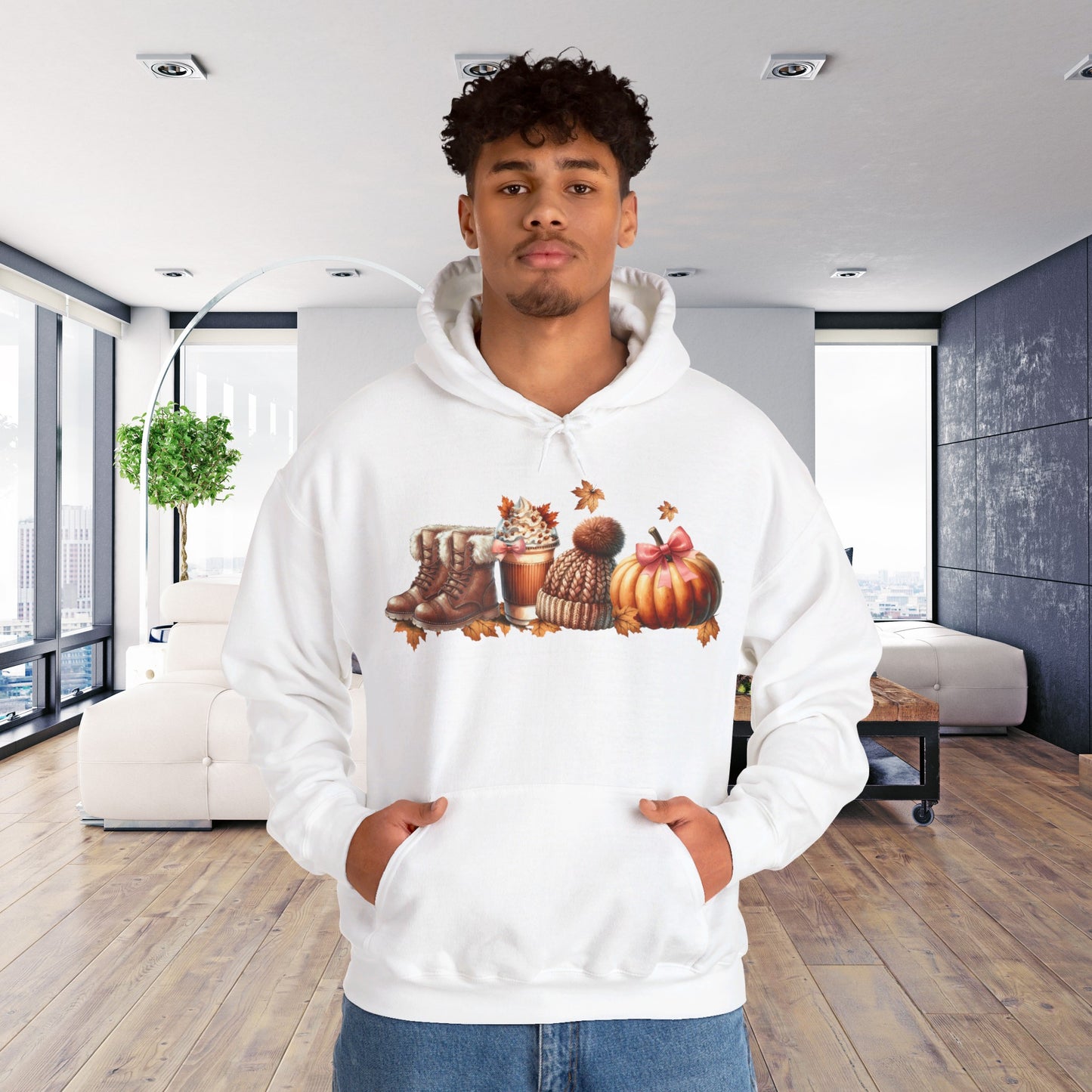 Unisex Fall Hoodie - Soft Cotton Blend for Cozy Comfort, Warm & Stylish Sweatshirt with Autumn-Inspired Design, Perfect for Cold Days - Ethically Made with Sustainable Cotton, Durable & Comfortable